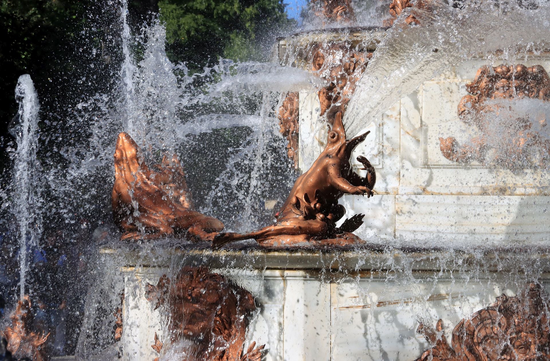 Fotos del espectáculo de las fuentes de La Granja de San Ildefonso