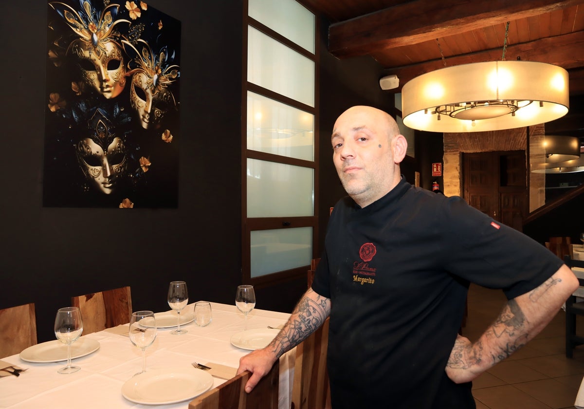 El chef Jorge Margarito, en uno de los espacios renovados del restaurante La Floresta