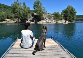Embalse de Ruesga en Cervera de Pisuerga.