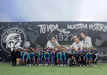 El impresionante mural que une para siempre al Real Valladolid con el Colo-Colo