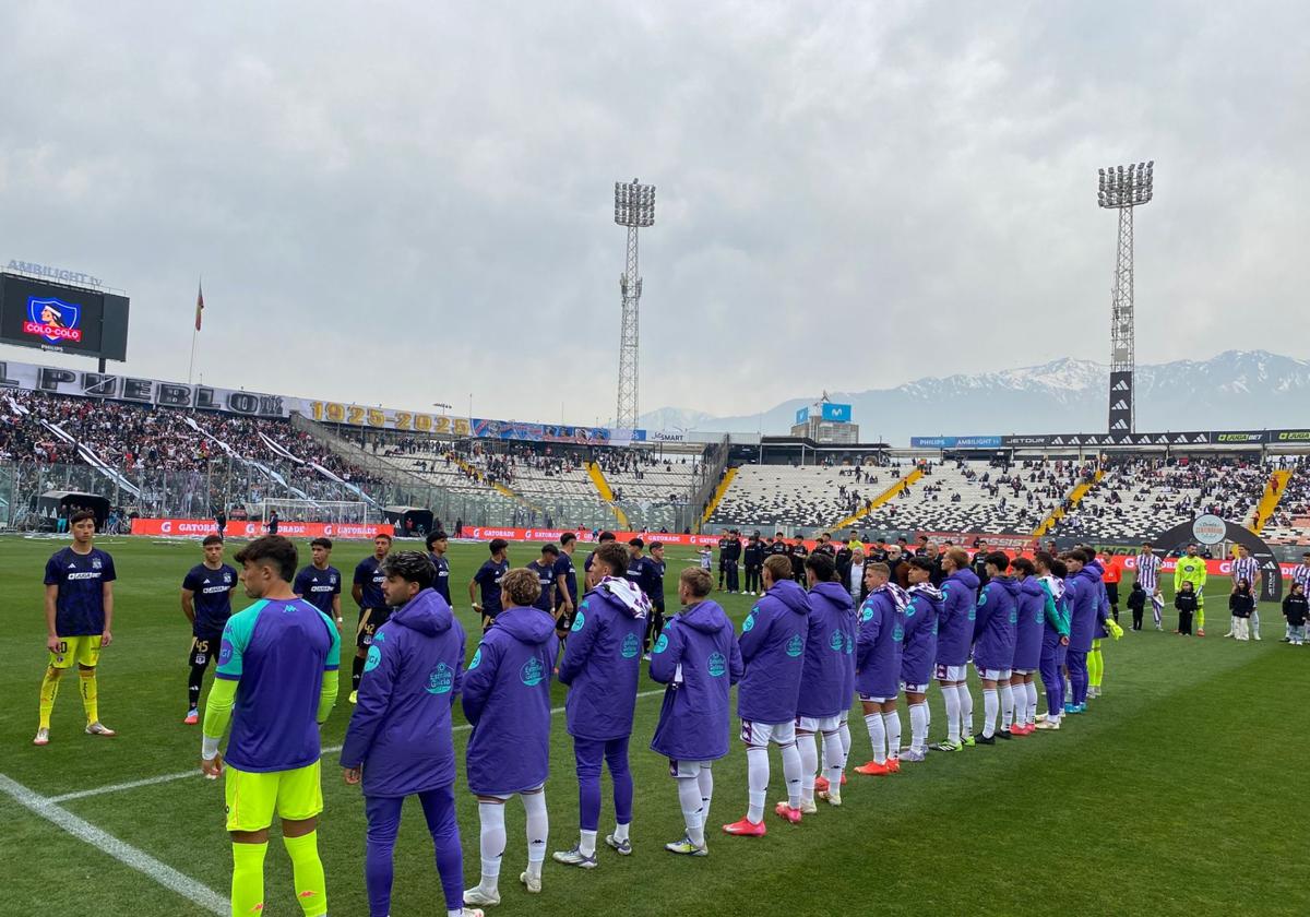 Las imágenes del Real Valladolid en Chile