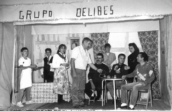 Grupo de Teatro Delibes. 28 de noviembre de 1991.