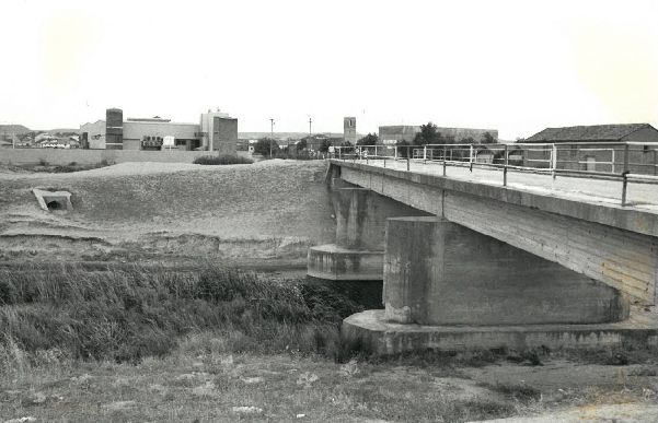 Puente sobre el río Sequillo. 22 de julio de 1992.