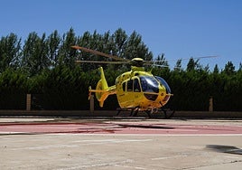 Helicóptero del 112.