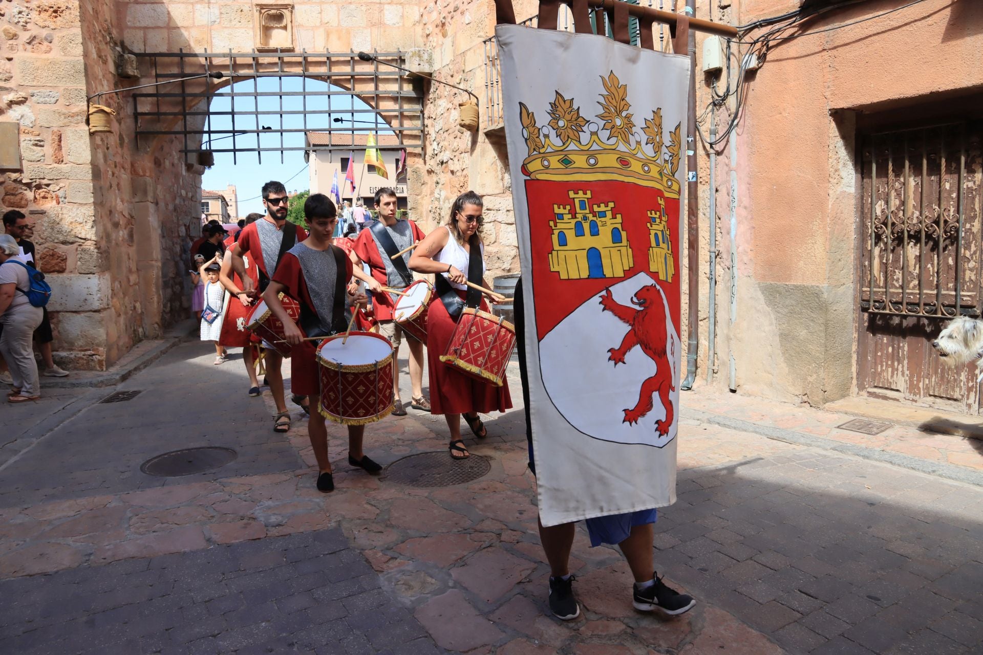 Fotos del mercado medieval de Ayllón.