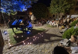 Celebración de la Noche en Blanco y Negro en Cuéllar este sábado.