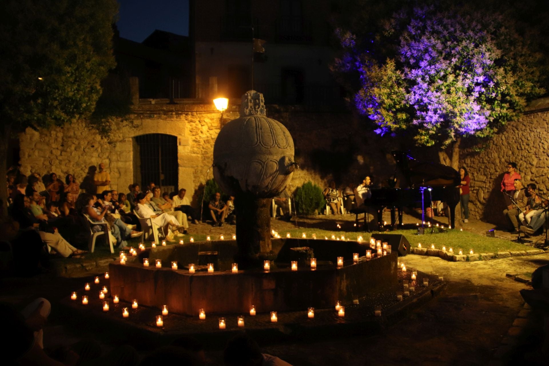Fotos de la Noche de Blanco y Negro en Cuéllar