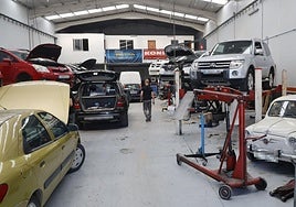 Instalaciones de un taller de Palencia.