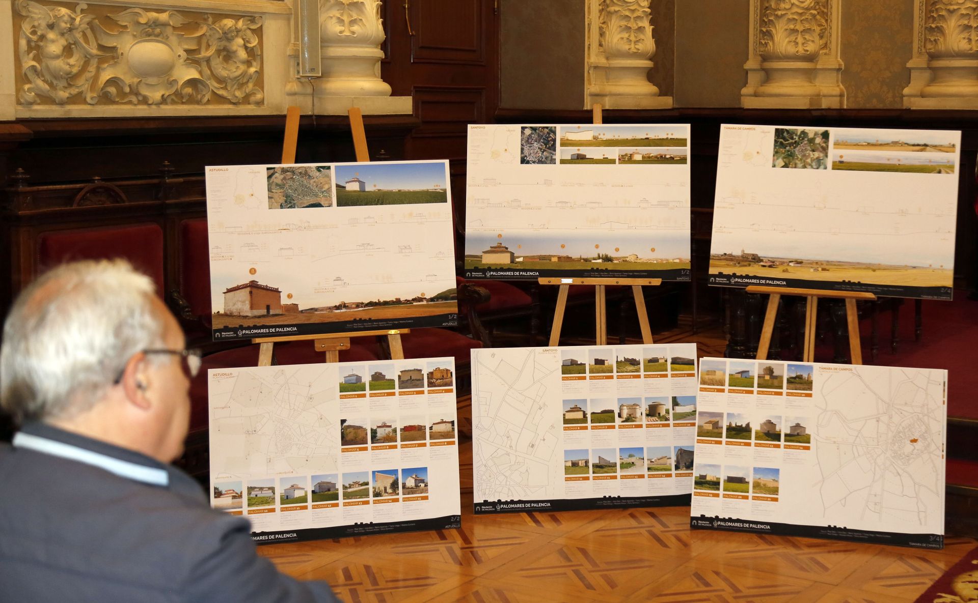 Exposición sobre palomares, en una de las anteriores ediciones del congreso.