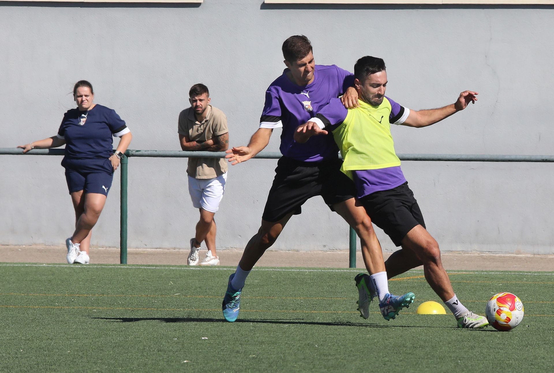Ya rueda el balón en la pretemporada del Palencia CF
