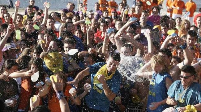 ¿Cuándo se celebró el primer Record Guinness en las fiestas de Valladolid? 