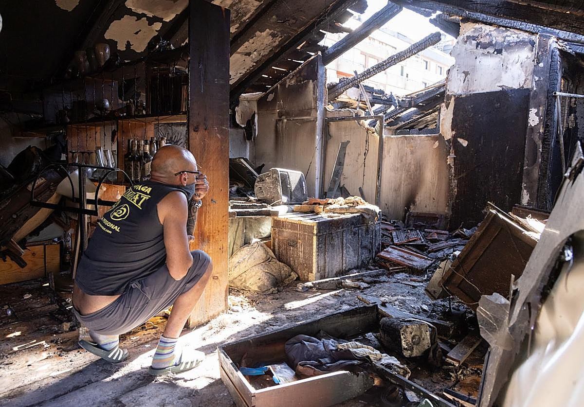 Un desalojado del incendio de San José: «Escuché un fuerte estallido y corrí a avisar a todos»