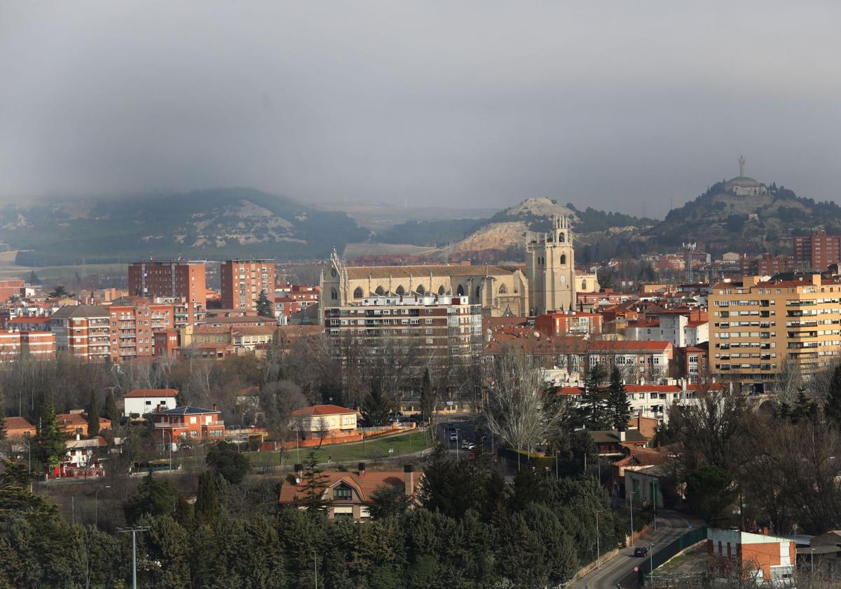 Panorámica de la ciudad desde el hospital Río Carrión.