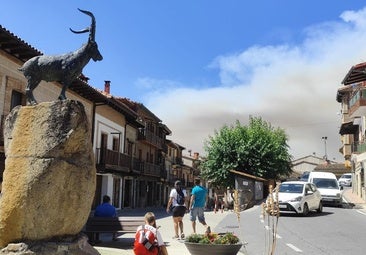«Pasamos la noche intranquilos, aunque sabíamos que el fuego estaba bastante lejos»