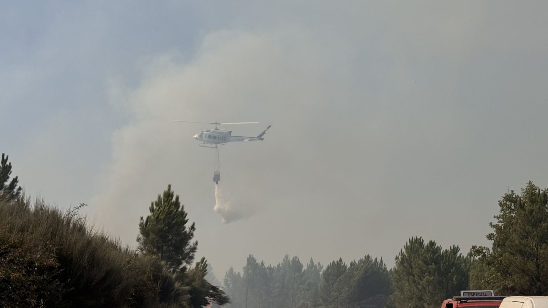 Las imágenes del incendio en Cuevas del Valle (Ávila)