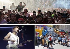 Desfile de peñas, concierto de Dani Fernández y zona de hinchables infantiles.