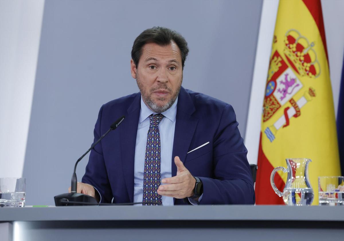 El vallisoletano Óscar Puente, ministro de Transportes y Movilidad Sostenible.