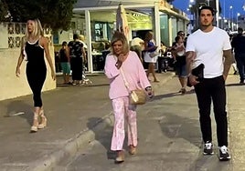 Alejandra Rubio, Terelu Campos y Carlo Costanzia.