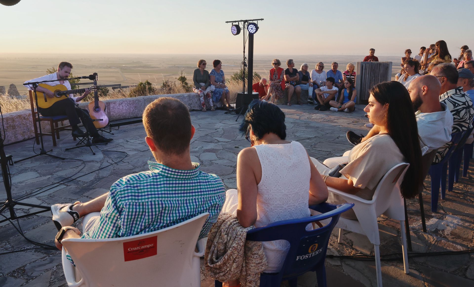 Puesta de sol musical desde Autilla del Pino