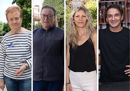 De izquierda a derecha, María de la Concha Morán, Susi de la Fuente, Anca Savu y Lubo Petrov.