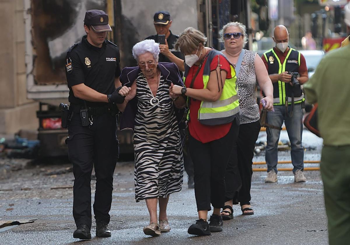 Explosión de una tubería de gas en Zamora