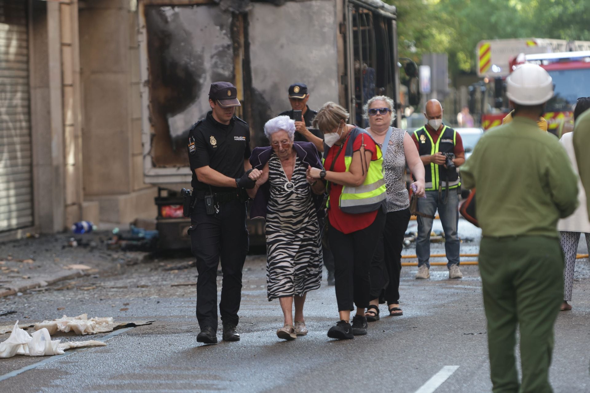 Explosión de una tubería de gas en Zamora