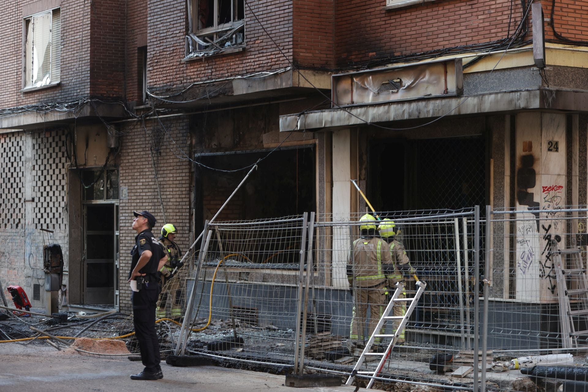 Explosión de una tubería de gas en Zamora