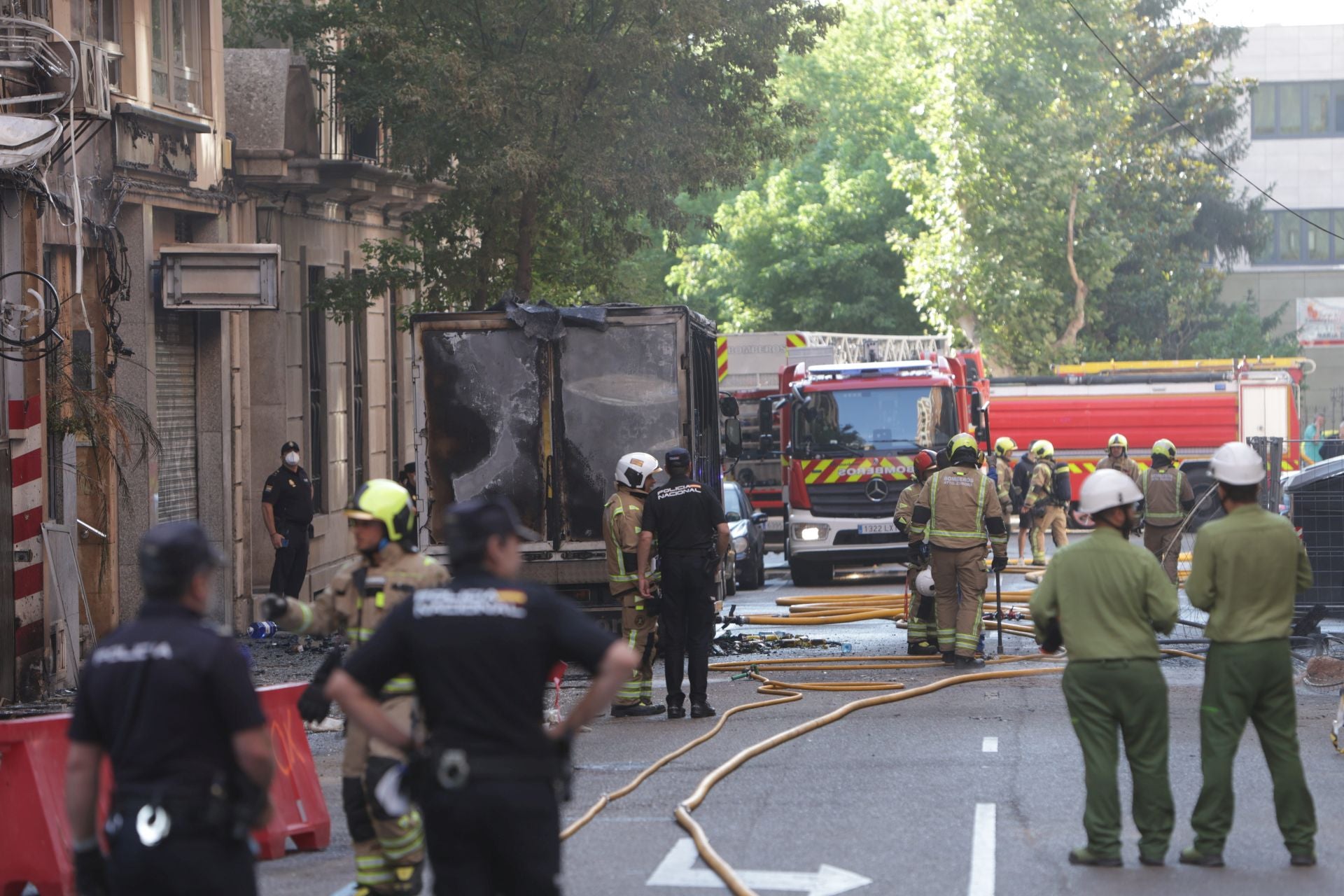 Explosión de una tubería de gas en Zamora