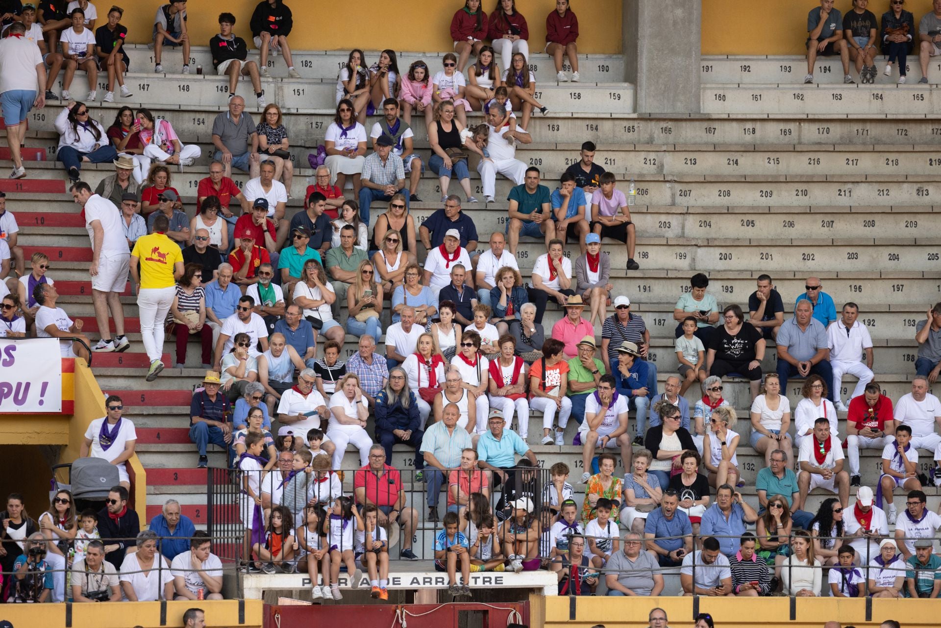 Encierro y probadilla en las fiestas de Íscar