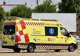 Ambulancia de Sacyl, en imagen de archivo.