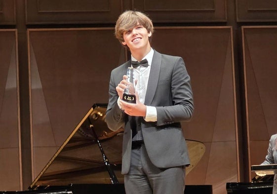 El joven pianista vallisoletano Guillermo Hernández Barrocal.