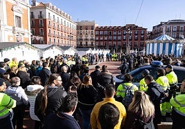 Homenaje celebrado a Rubén Martín el 9 de enero de 2023 en la Plaza Mayor.