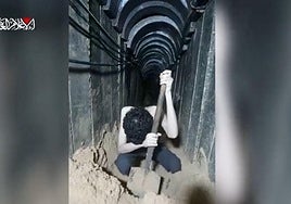 Evyatar David, en una imagen difundida por Hamás