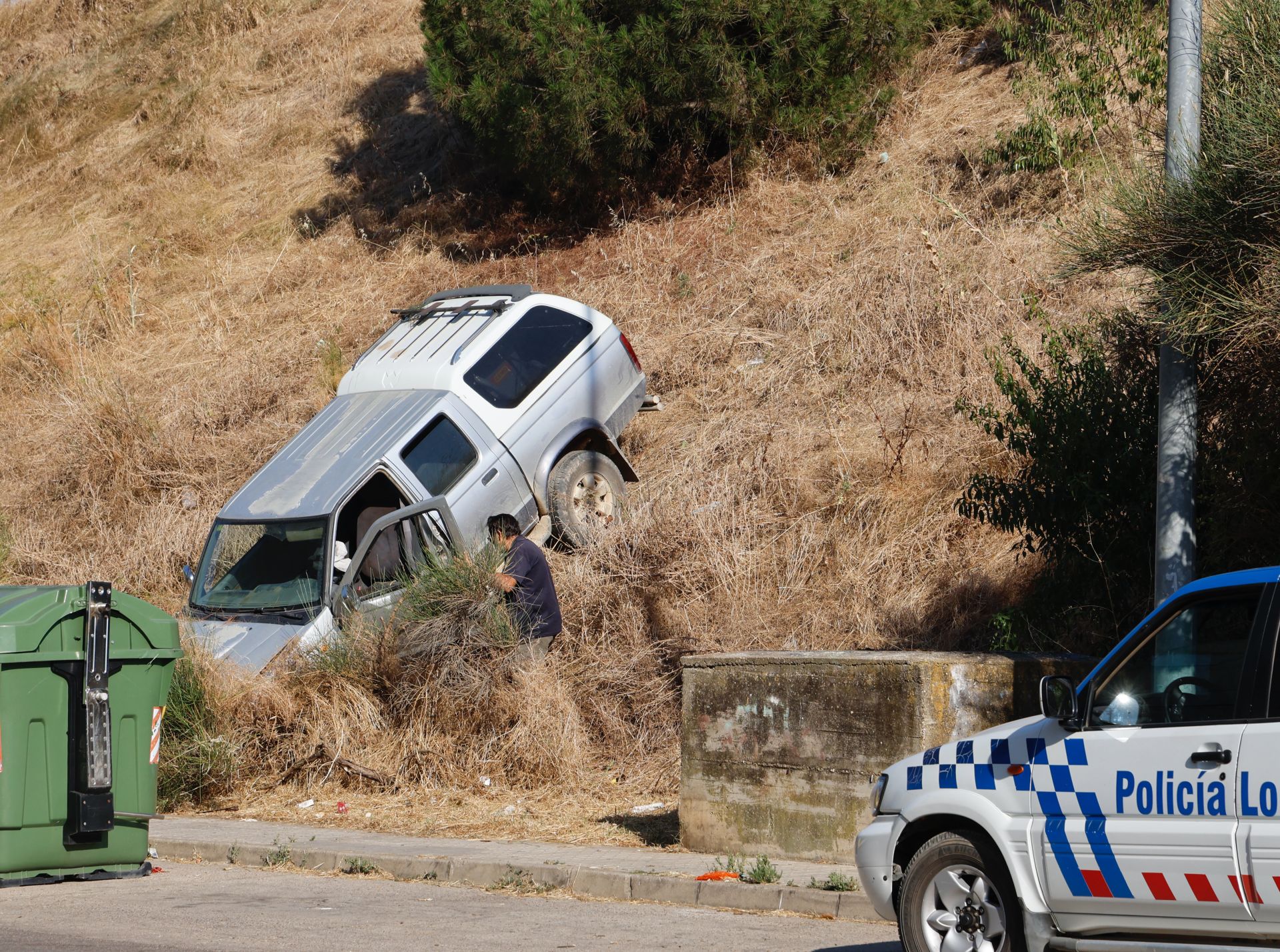 Imágenes tras el accidente en la pasarela de Francisco Vighi
