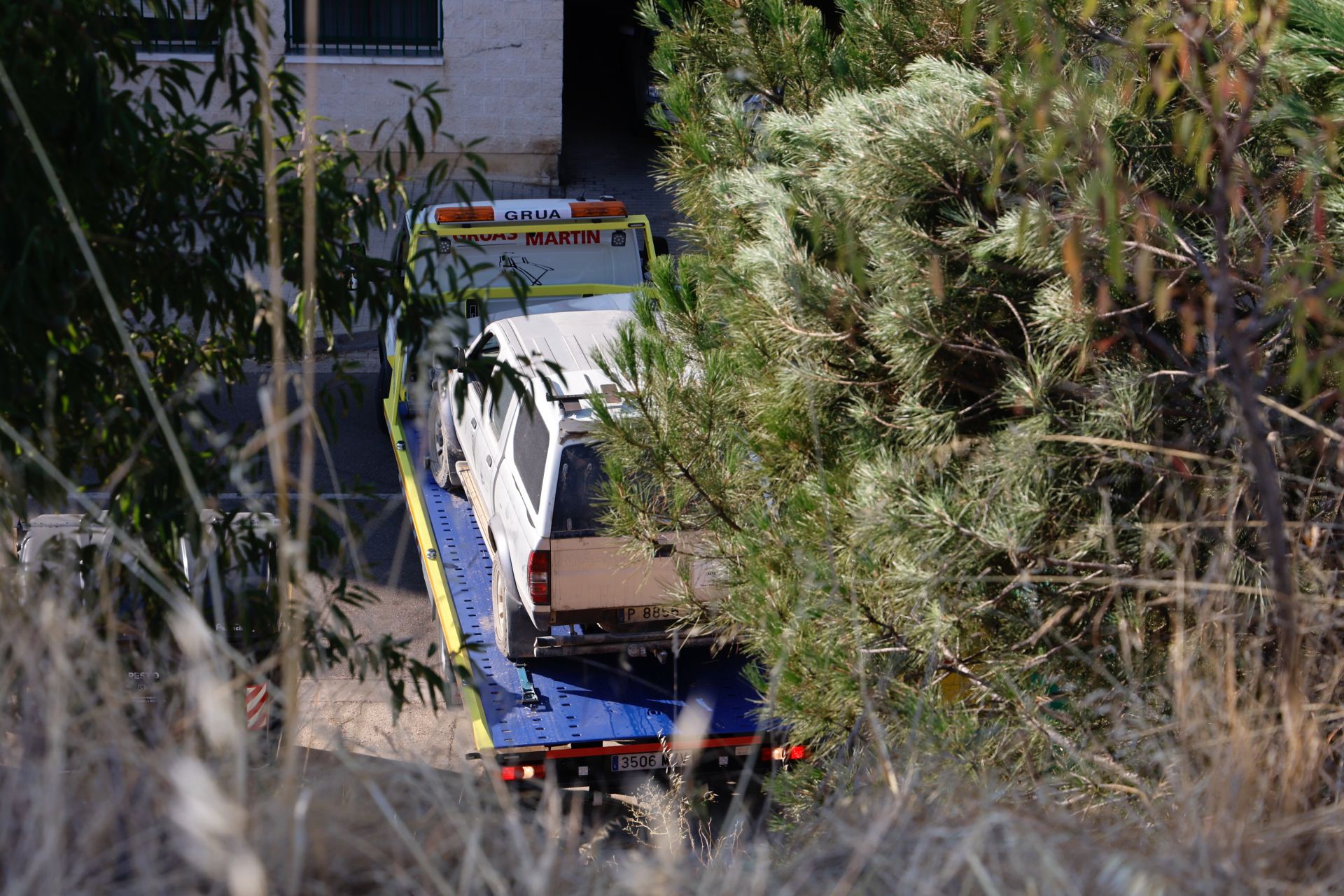 Imágenes tras el accidente en la pasarela de Francisco Vighi