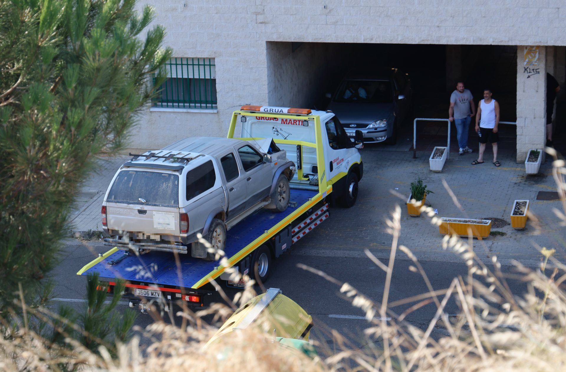 Imágenes tras el accidente en la pasarela de Francisco Vighi
