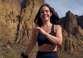 Hannah Moody durante la grabación de uno de sus vídeos.