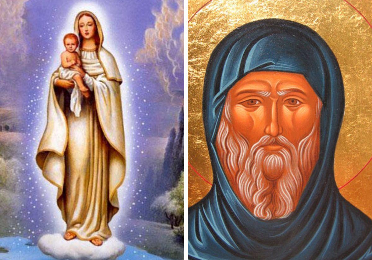 Nuestra Señora de las Nieves y San Abel.