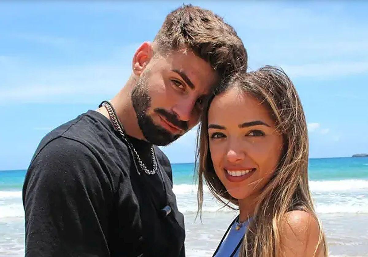 Lucía Sánchez con Isaac Torres, en una imagen de archivo.