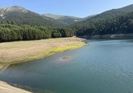 Estado actual del embalse de El Tejo.