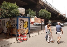 Los pasos inferiores de Arco de Ladrillo, abiertos al tráfico este miércoles.