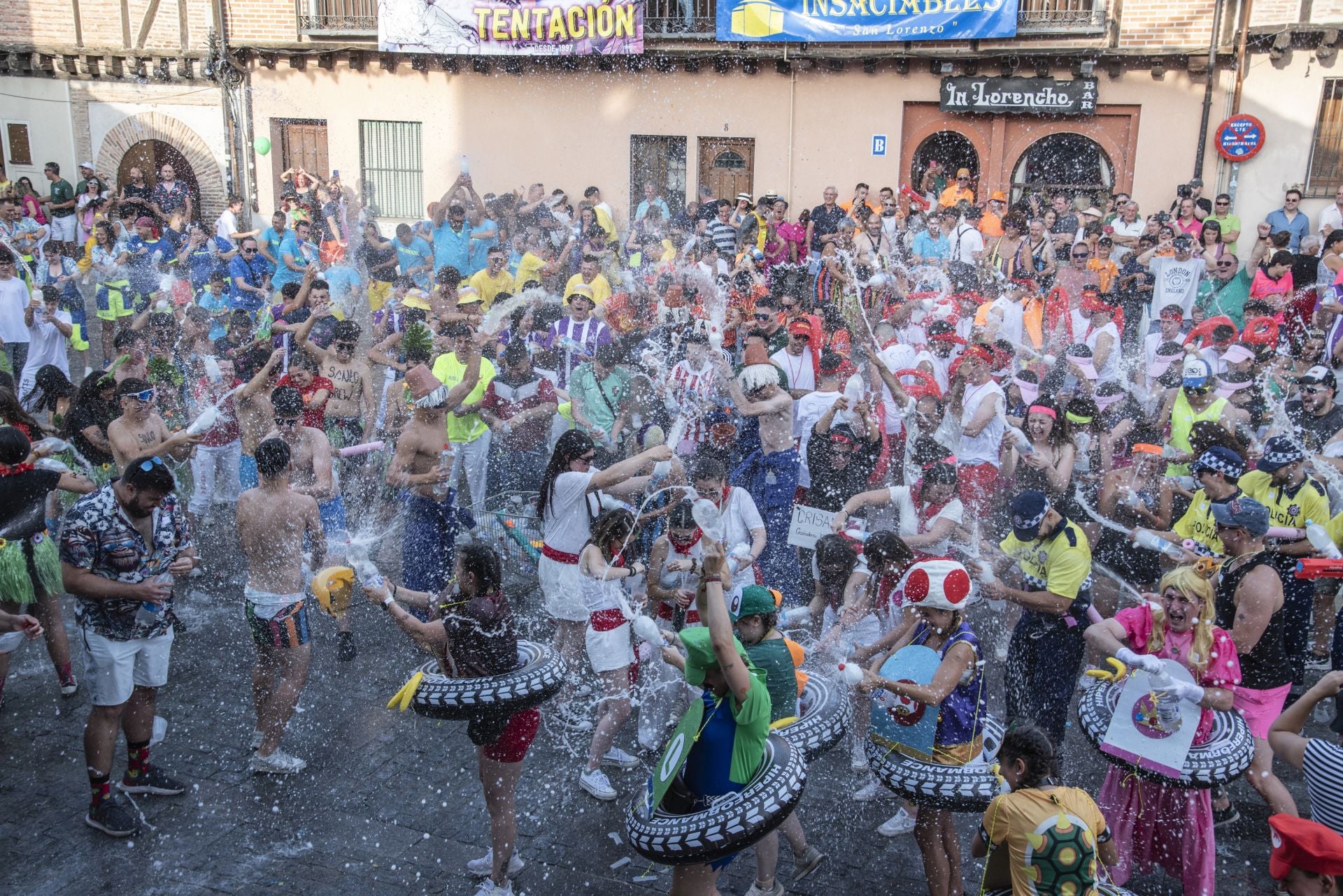 Fotos del inicio de las fiestas de San Lorenzo en Segovia