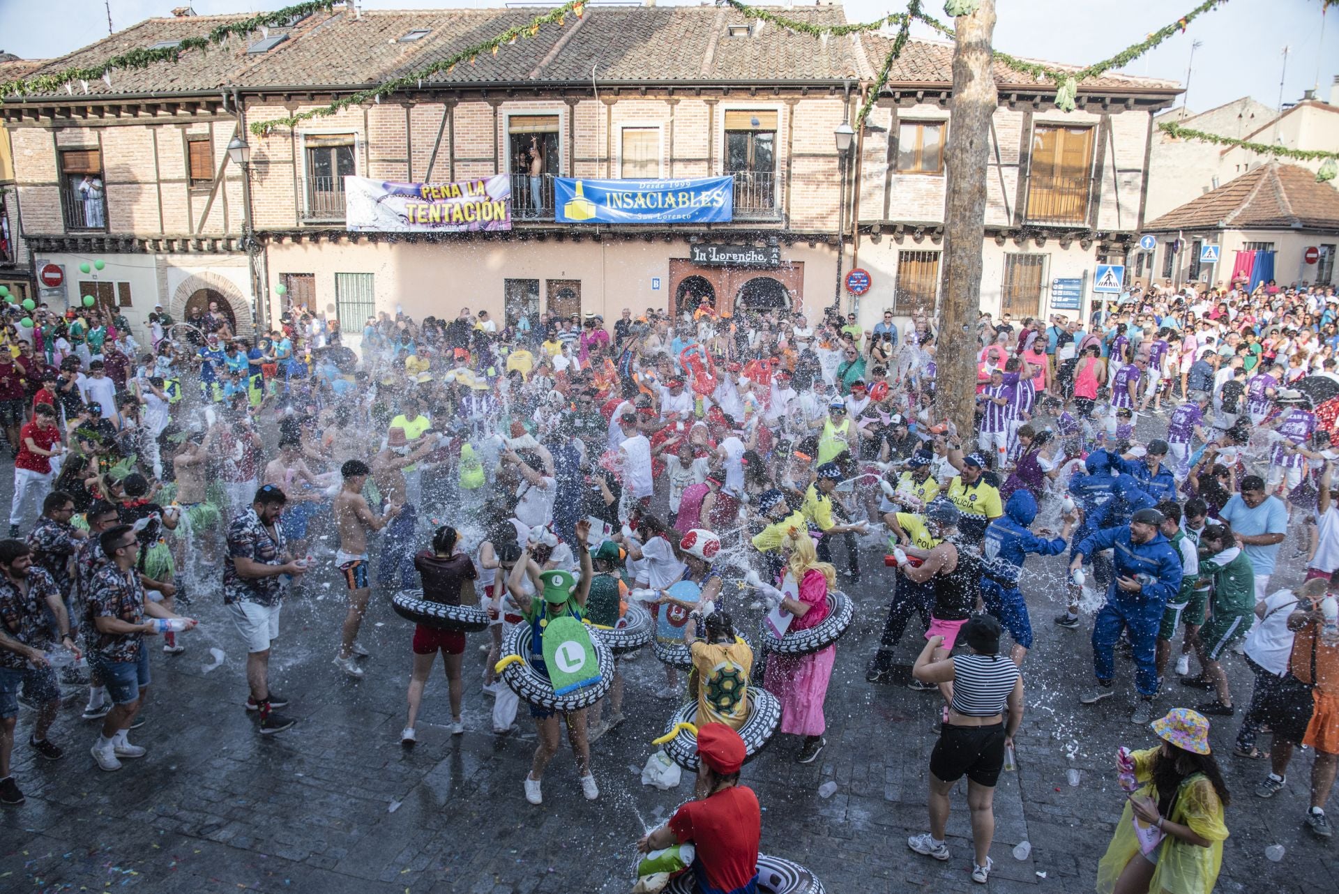 Fotos del inicio de las fiestas de San Lorenzo en Segovia