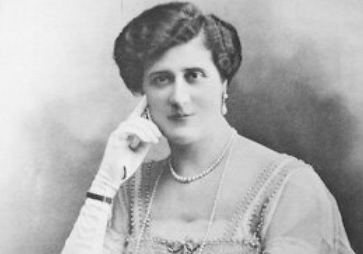 La vallisoletana Purificación Fernández, duquesa viuda de Canalejas.