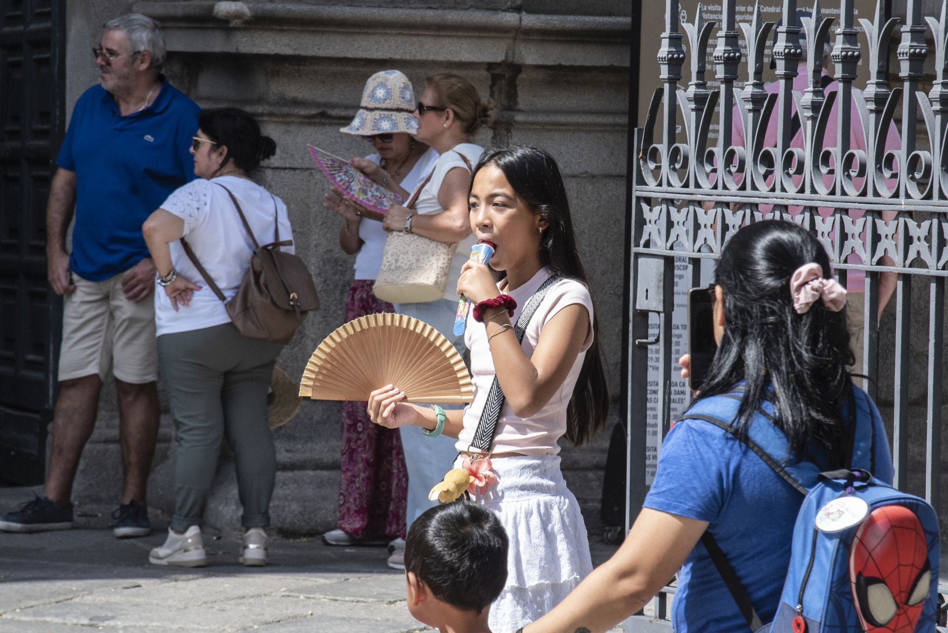 Fotos: así pasa Segovia la ola de calor por el día y por la noche