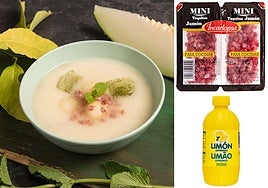 Sopa fría de melón.