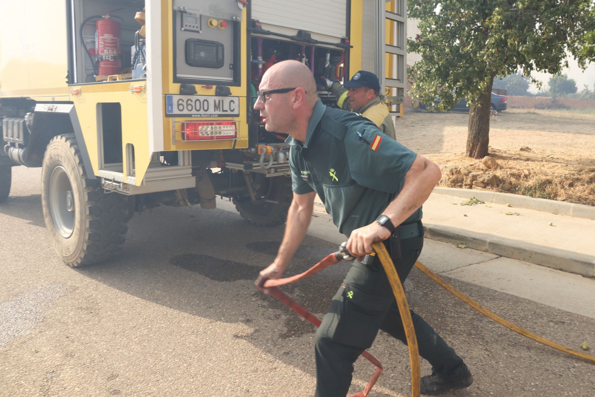 El incendio de Congosta, en imágenes