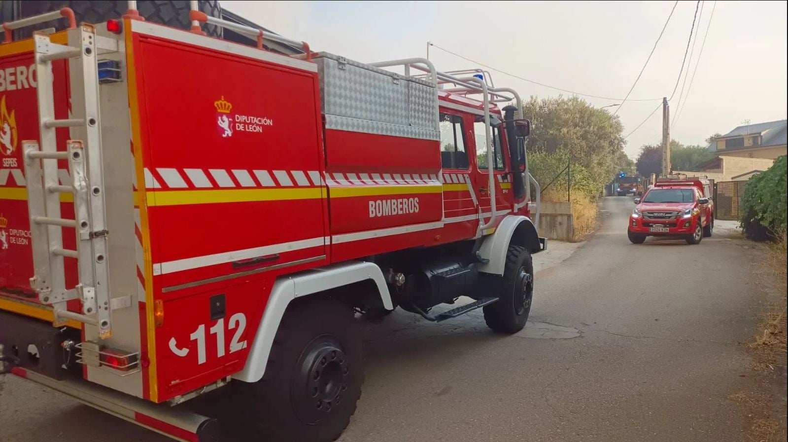 Las imágenes del incendio en Las Médulas