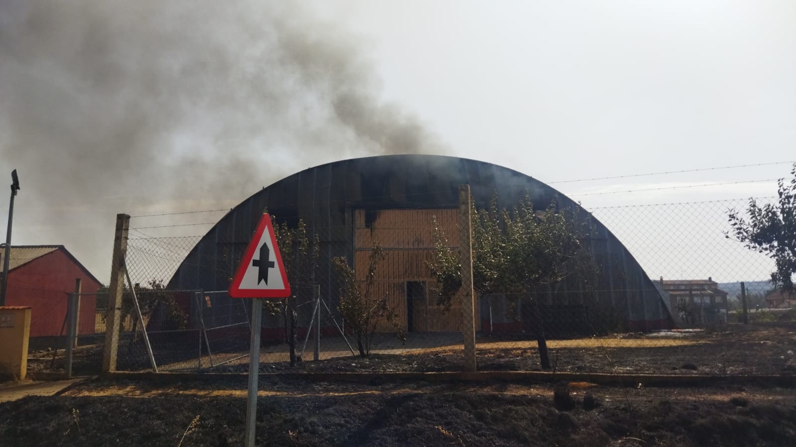 El incendio de Zamora en imágenes