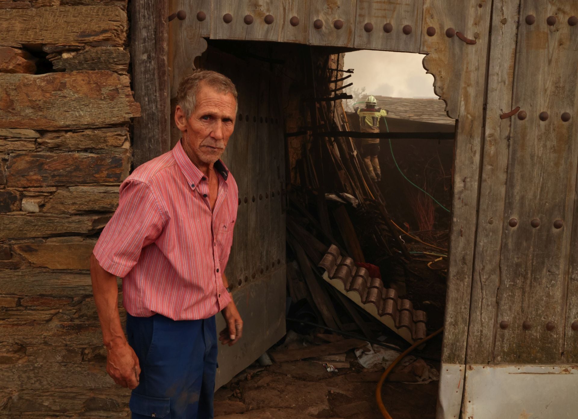 El incendio se descontrola hacia Abejera